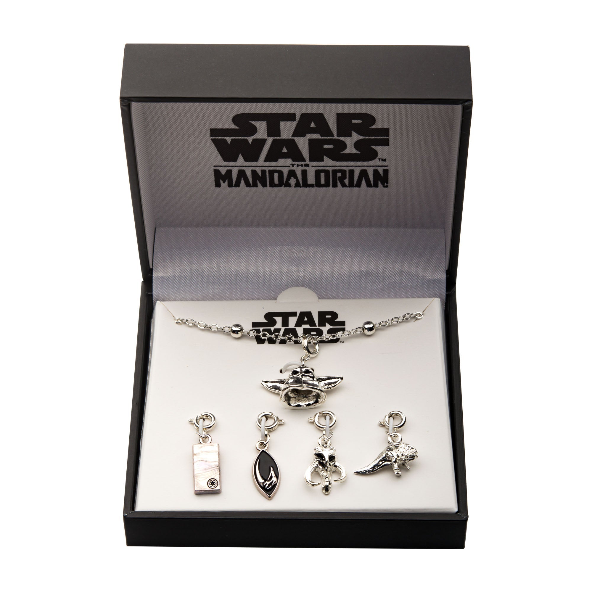 Star Wars Mandalorian Interchangeable Charm Pendant Necklace