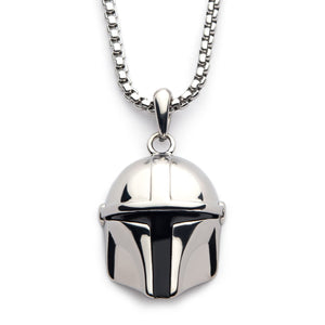 Star Wars The Mandalorian Mando Helmet Necklace