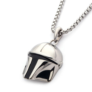 Star Wars The Mandalorian Mando Helmet Necklace