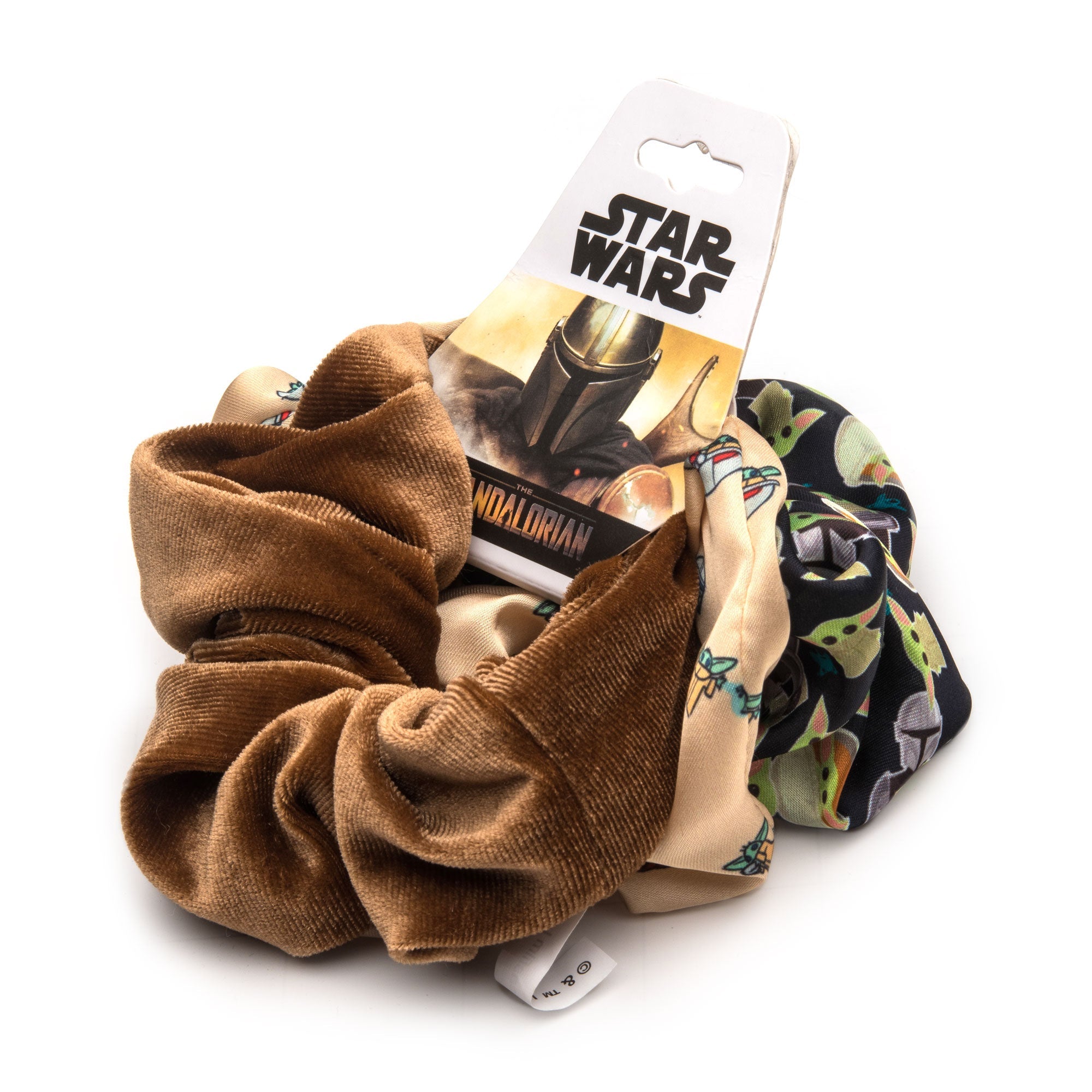 Star Wars Mandalorian Hair Scrunchies Accessories Set (3pcs)