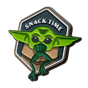 Star Wars: The Mandalorian Grogu (AKA: Baby Yoda/ The Child) "Snack Time" Lapel Pin