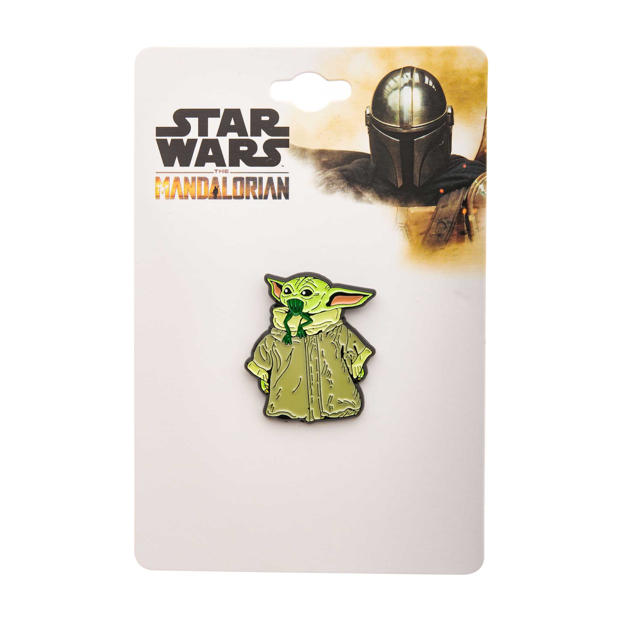 Star Wars The Mandalorian Grogu The Child Eating Frog Enamel Pin [NOT AVAILABLE]