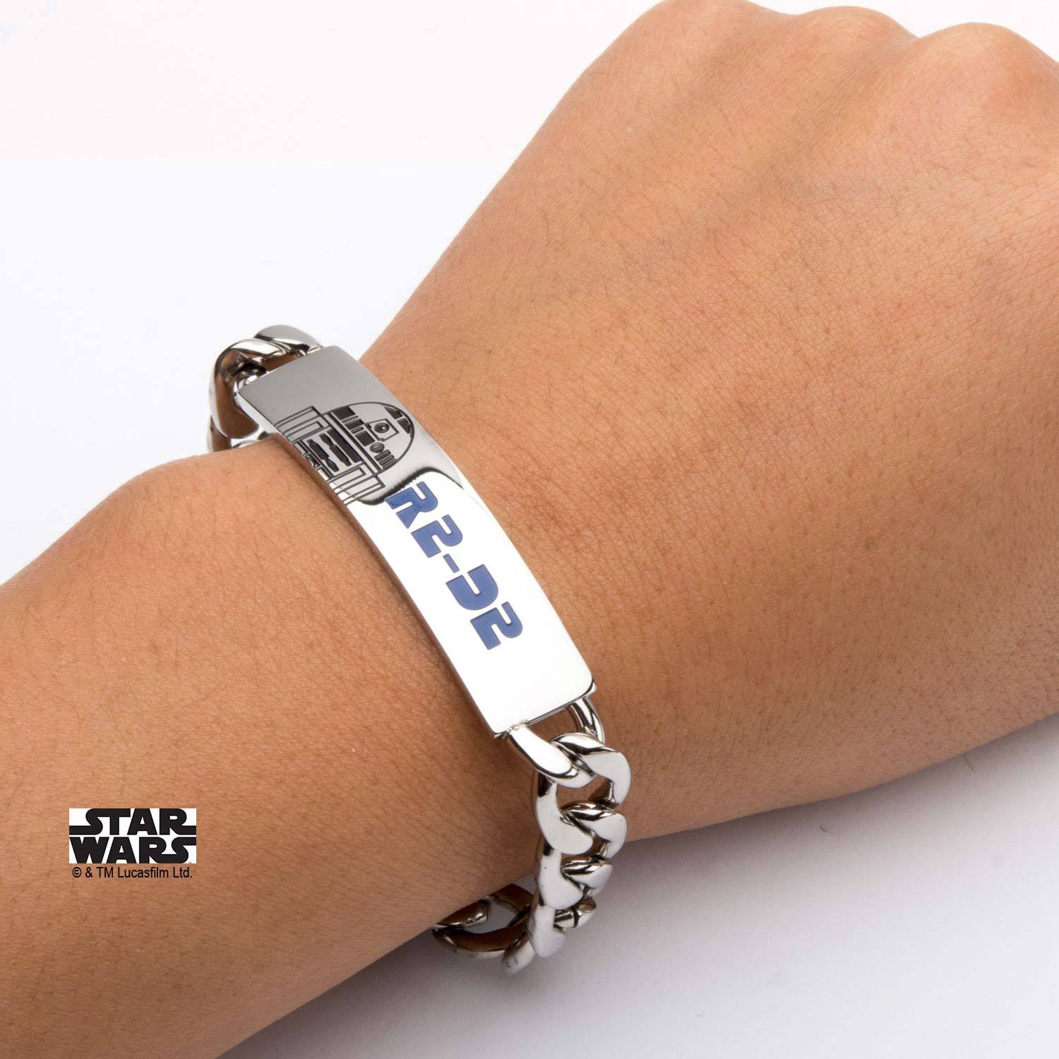 Star Wars R2-D2 ID Curb Chain Bracelet