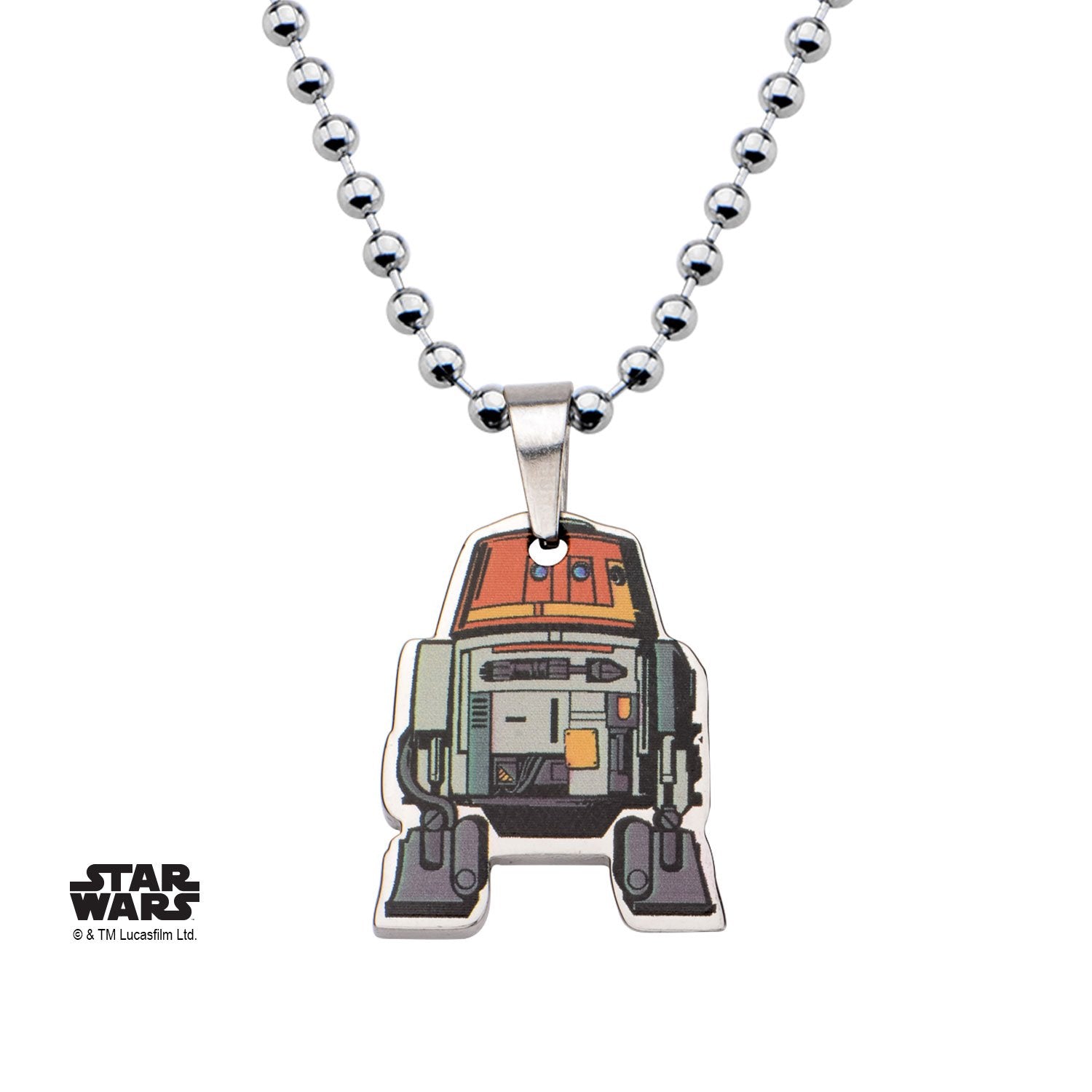 Star Wars Rebels Cut Out Graphic Chopper Kids' Pendant Necklace
