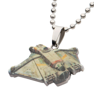 Star Wars Rebels Cut Out Graphic Ghost Ship Kids' Pendant Necklace