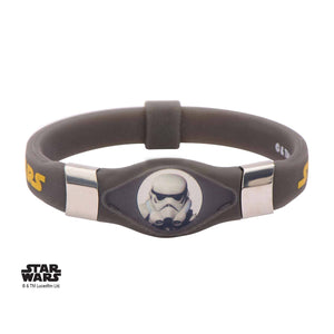 Star Wars Rebels Stormtrooper Kids' Black Silicone Glow Bracelet
