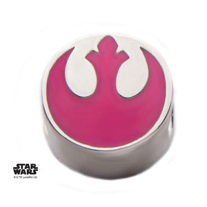Star Wars Pink Rebel Alliance Symbol Bead Charm