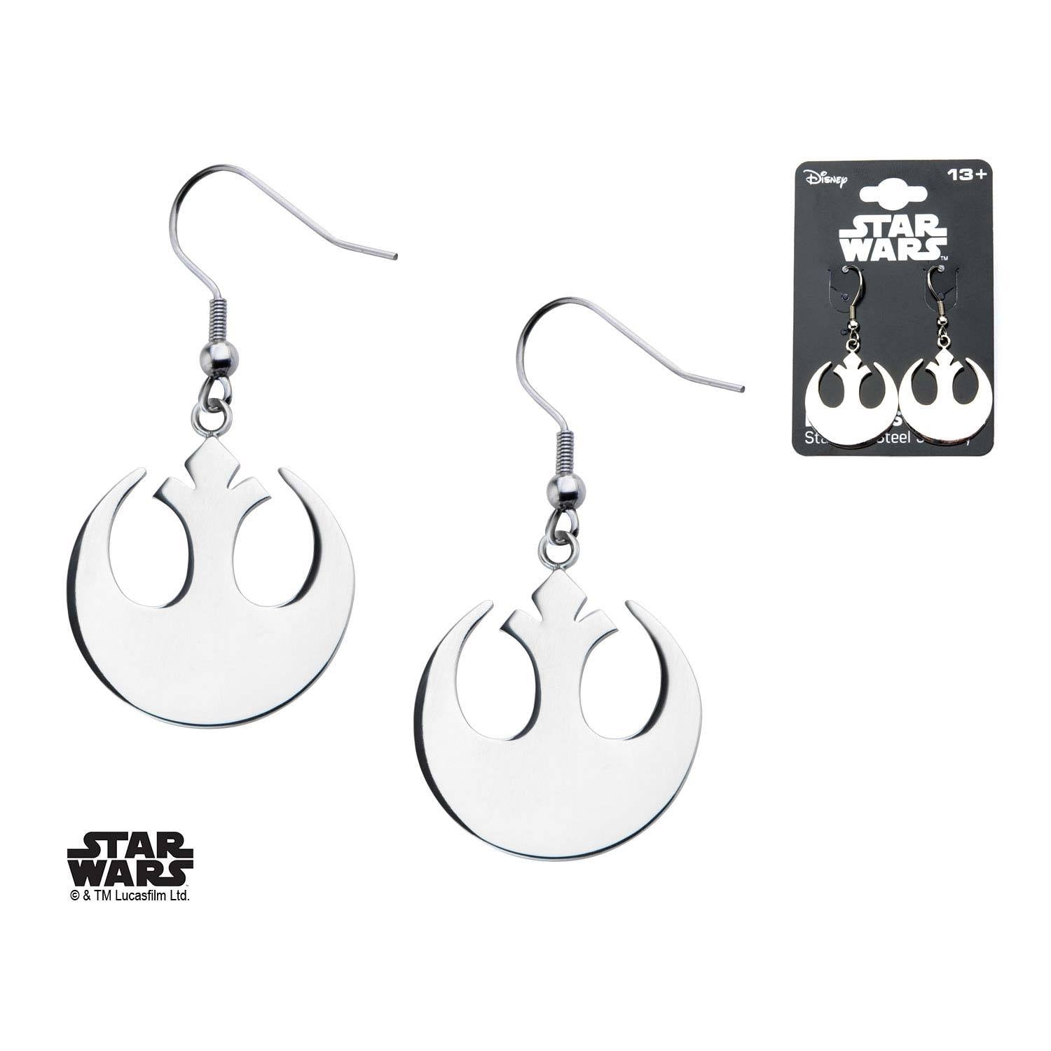 Star Wars Rebel Alliance Symbol Hook Dangle Earrings