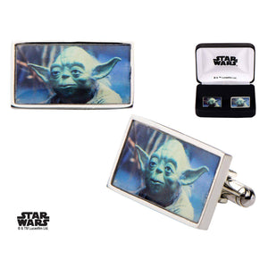 Star Wars Yoda Rectangular Cufflinks