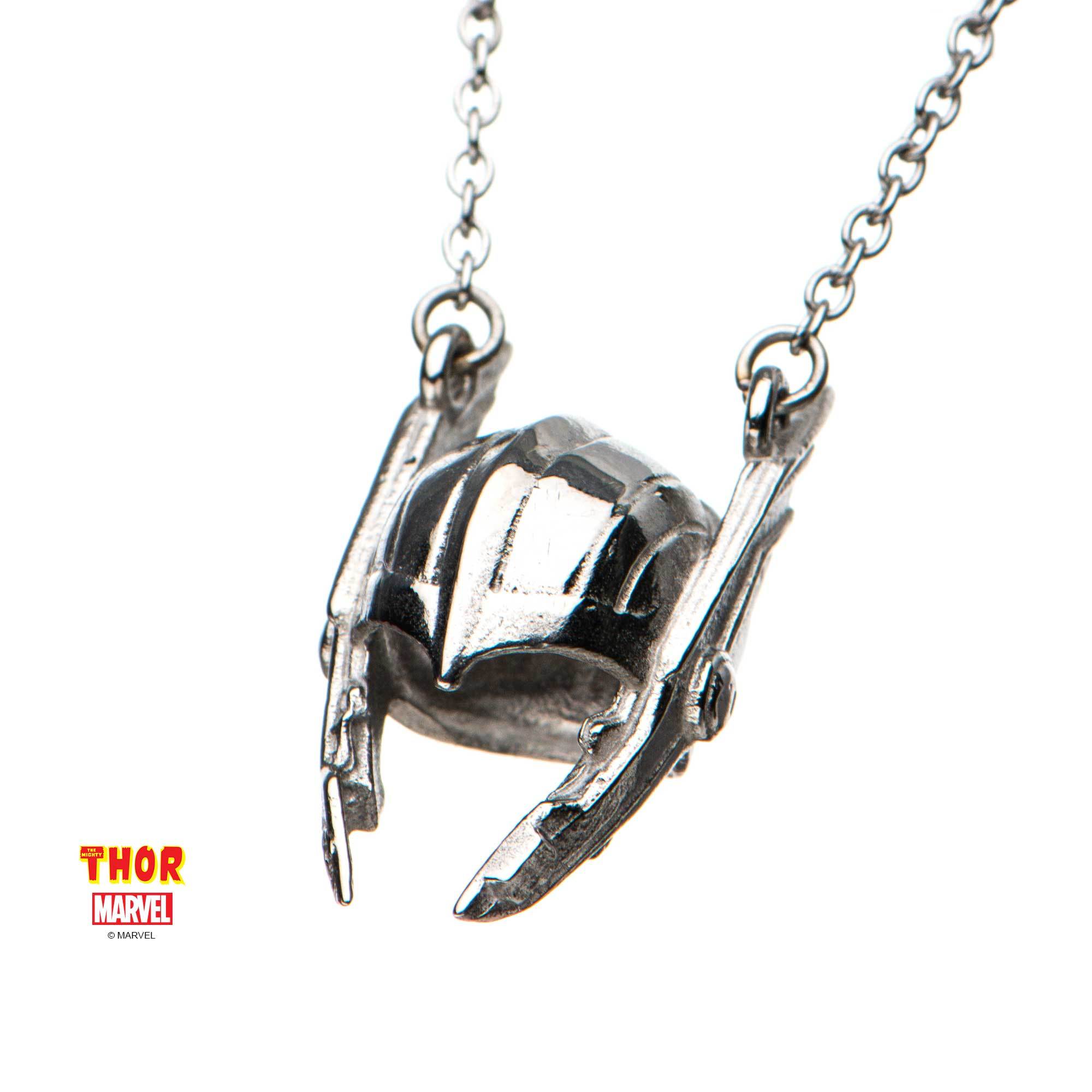 Marvel Cut Out Thor Helmet Necklace [NOT AVAILABLE]